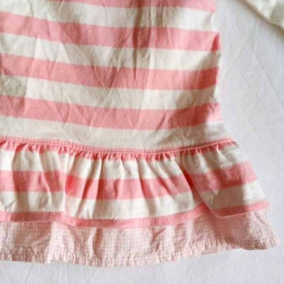 chaps preppy dropped waist jumper dress matching outfit set 3 months baby girl - Picture 4 of 8